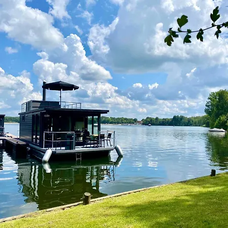 Hébergement de vacances Houseboat Marina Mookerplas Met Dakterras | 4 - 6 Personen Middelaar