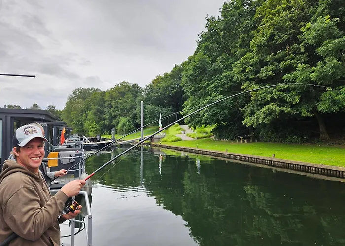 Сasa de vacaciones Houseboats Mookerplas Met Dakterras *