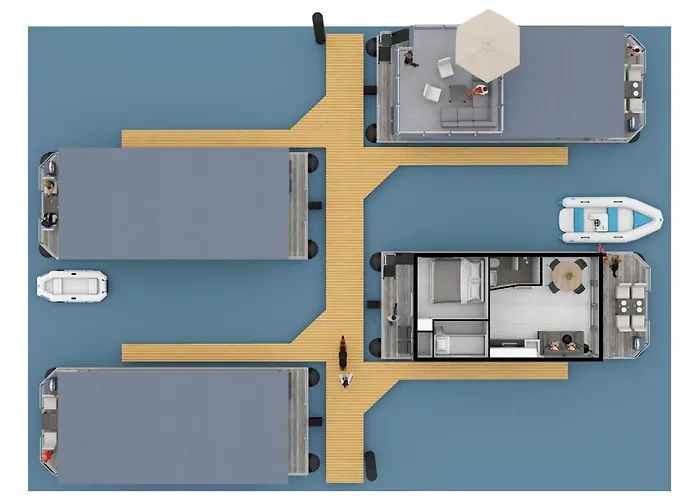Houseboats Mookerplas Met Dakterras *