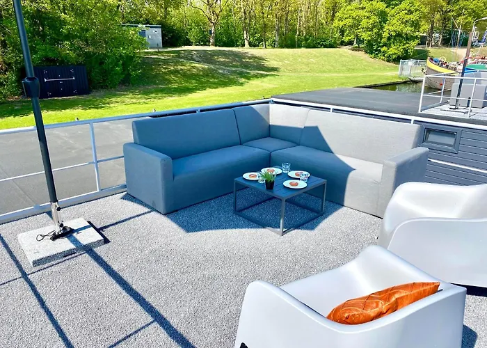 Houseboats Mookerplas Met Dakterras Сasa de vacaciones *